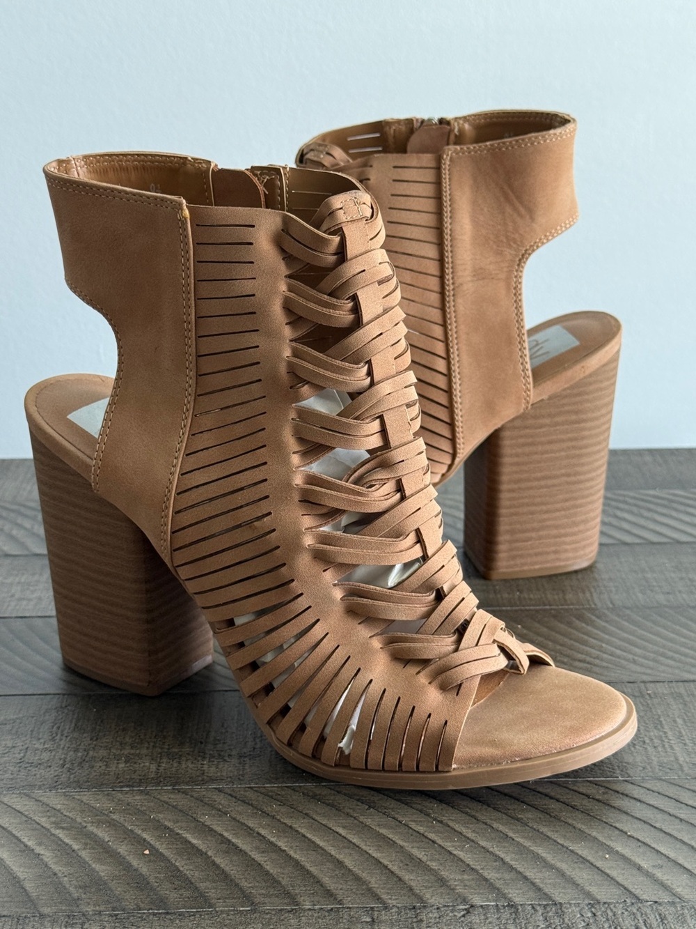 DV by Dolce Vita Ankle Booties | Open Toe Braided Style Size 9.5